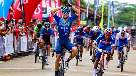 Pol Hervas gana la etapa 2 del Tour de Panamá. Foto: FEPACI