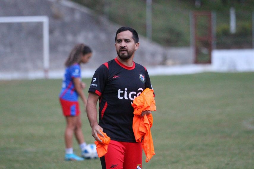 Panamá y su DT Nacho Quintana.&nbsp;