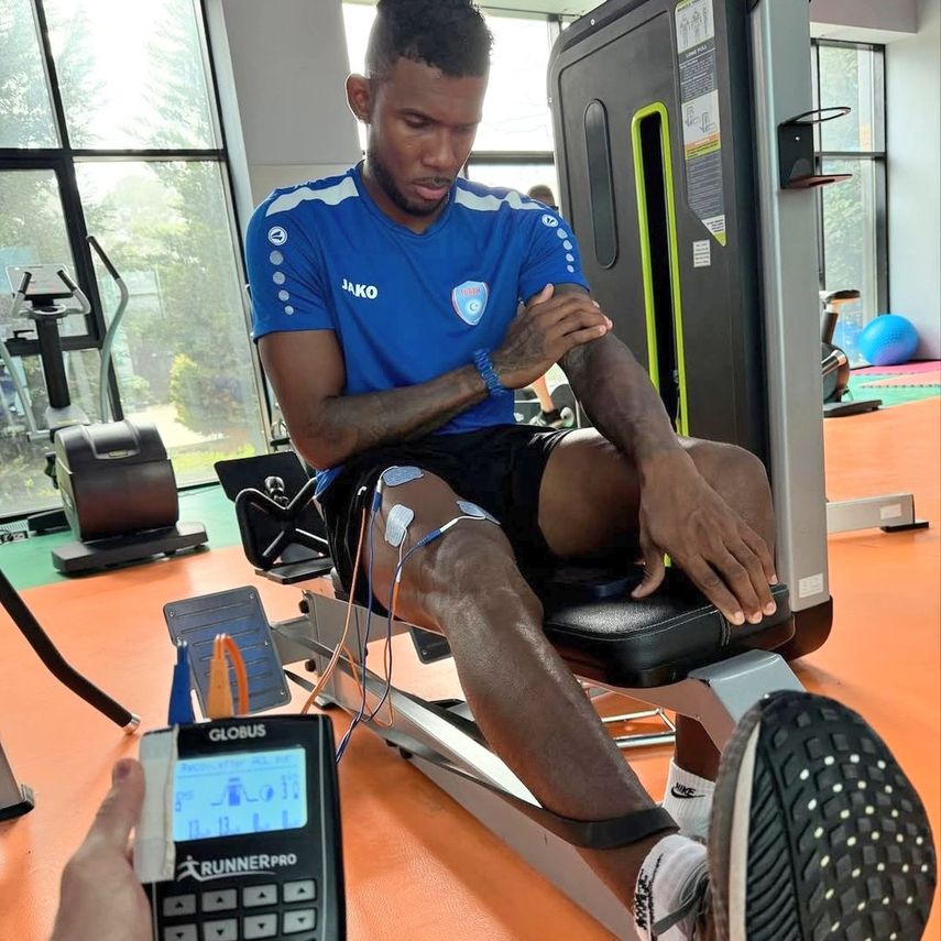 Miller en la fase final de recuperación.&nbsp;