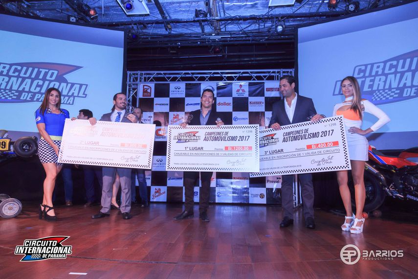 Gala de Campeones 2017, distingue a los mejores del Circuito Internacional de Panamá