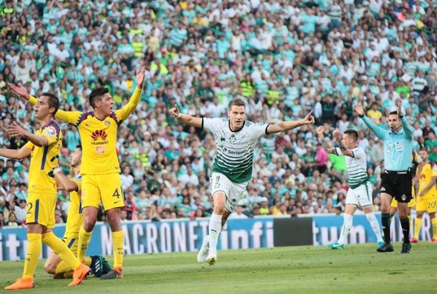 Argentino Julio Furch encabeza goleada del Santos Laguna por 4-1 al América
