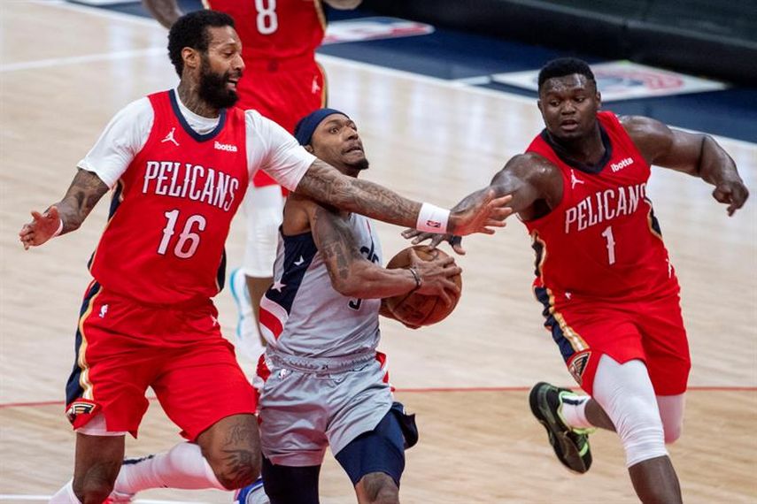 117-115. Ante los Pelicans, los Wizards vuelven a ganar guiados por Westbrook y Beal