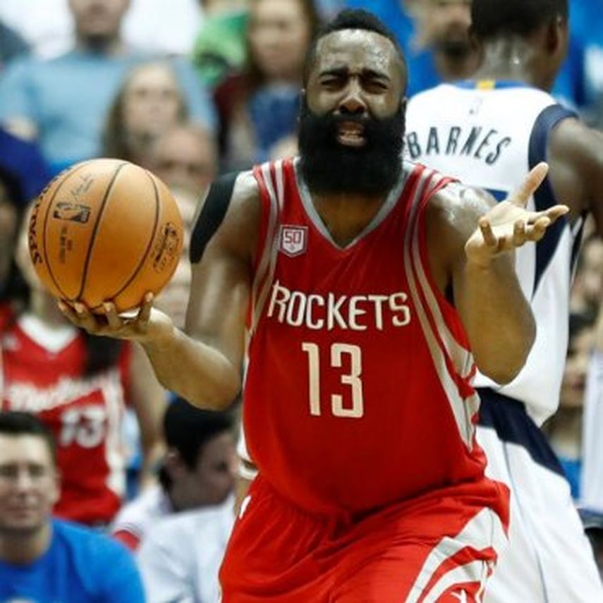 107-123. Harden lidera triunfo de Rockets que amenazan primer puesto de Spurs