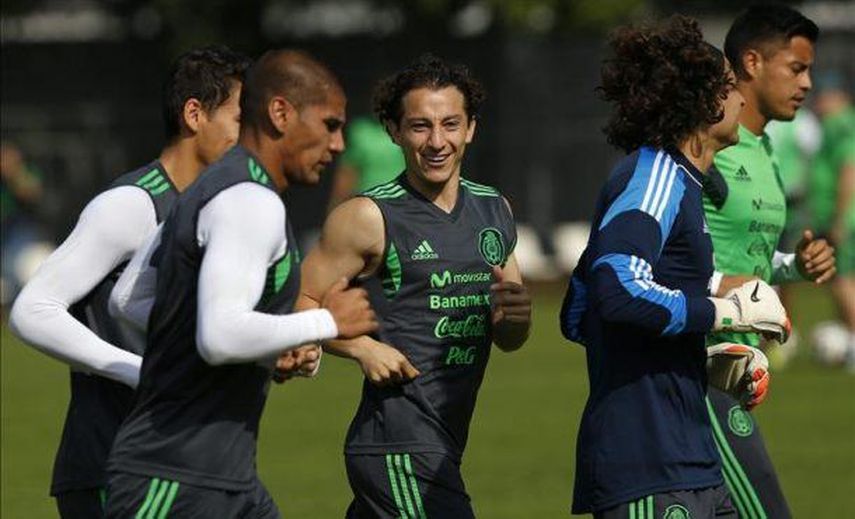 La selección mexicana entrena en la sede de la Policía Federal