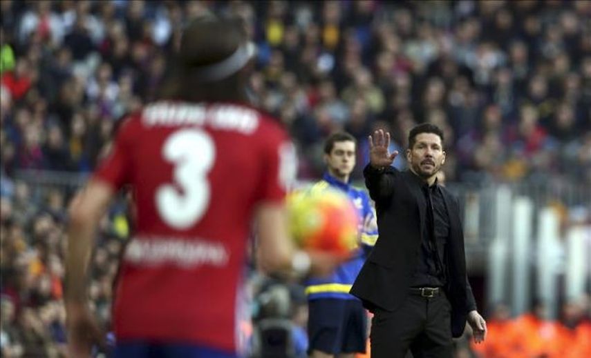 Luis Enrique se lleva el set ante Simeone en un primer tiempo más que intenso