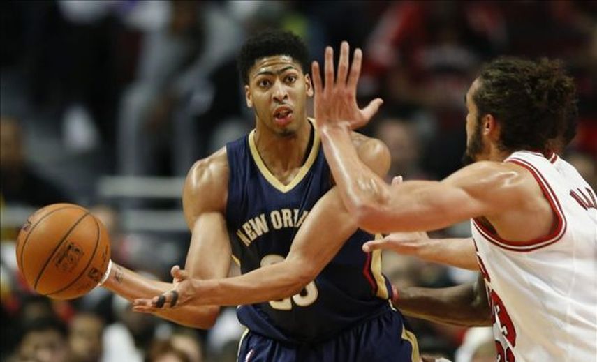 122-116. Davis fue la gran figura que dirigió el triunfo de los Pelicans