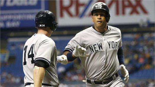 5-4. Rodríguez pega dos jonrones y remolca el triunfo de los Yanquis