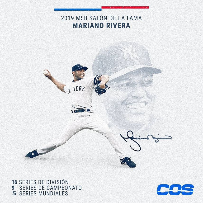 Mariano Rivera, unánime al Salón de la Fama