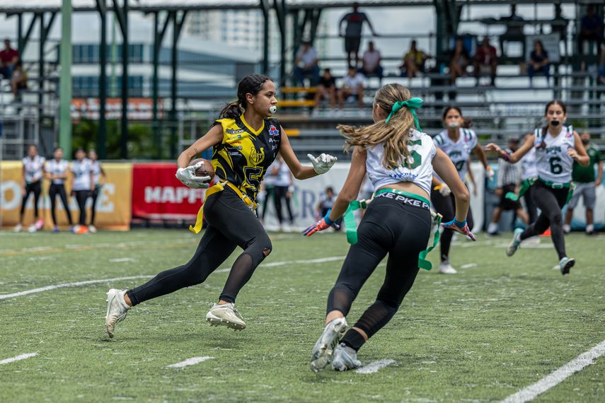 Resumen de la quinta fecha de la categoría Varsity Flag femenino de la KFL.&nbsp;