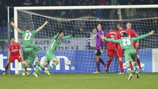 2-2. El Liverpool no puede con un Ludogorets que empató al filo del descuento