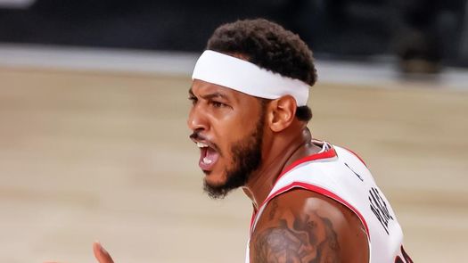 123-111. Surge el mejor Carmelo Anthony y Blazers ganan a Hornets