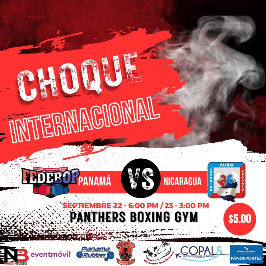 Panamá y Nicaragua se enfrentan en fogueo de boxeo Olímpico