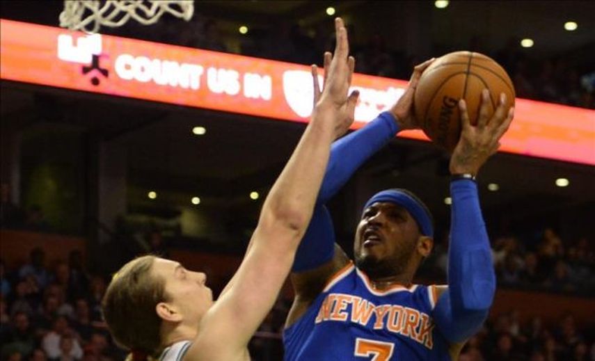 100-88. Anthony reivindicó su condición de líder y Knicks vuelven a ganar
