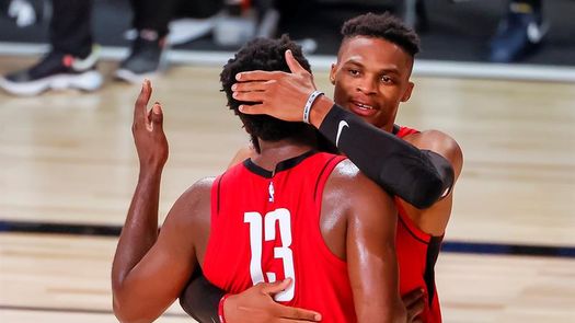 114-80. Los Rockets celebran el debut de Westbrook en los playoffs con una exhibición