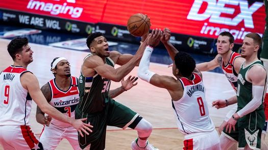 122-133. Nuevo triple-doble de Antetokounmpo y cuarta victoria de Bucks