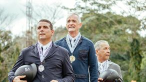 Heraclio Barletta, Mauricio Restrepo y Mariano Bedoya. Foto Mónica González