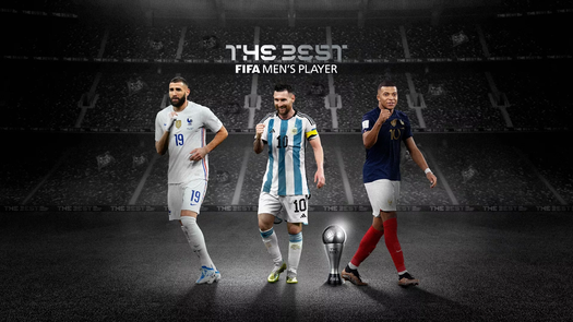 Messi, Benzema y Mbappé finalistas de The Best