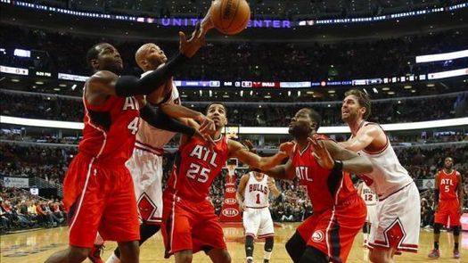 99-107. Los Hawks con Korver y Horford fueron mejores que los Bulls de Gasol
