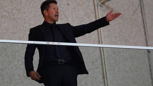Simeone, sobre el césped: Cuando hay peligro es preocupante