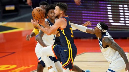 130-108. Warriors con Curry y Wiggins, la pesadilla de los Timberwolves