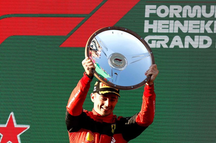 El piloto de Ferrari