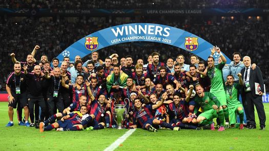 1-3. El Barça pone la quinta para regalarse su segundo triplete