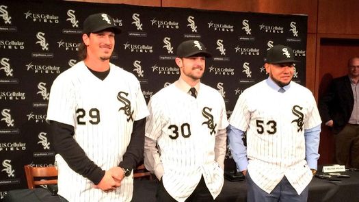 Los Medias Blancas presentan a Melky Cabrera, Samardzija y Robertson