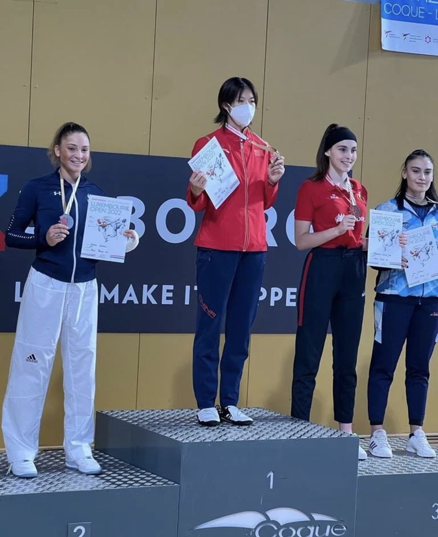 Carolena Carstens se colgó la medalla de plata en el Luxemburg Open G2 de Taekwondo celebrado este fin de semana