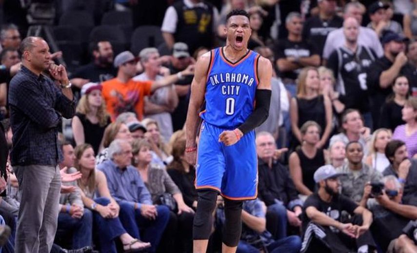 91-95. Westbrook y Durant ponen a Thunder a un triunfo de las finales en el Oeste