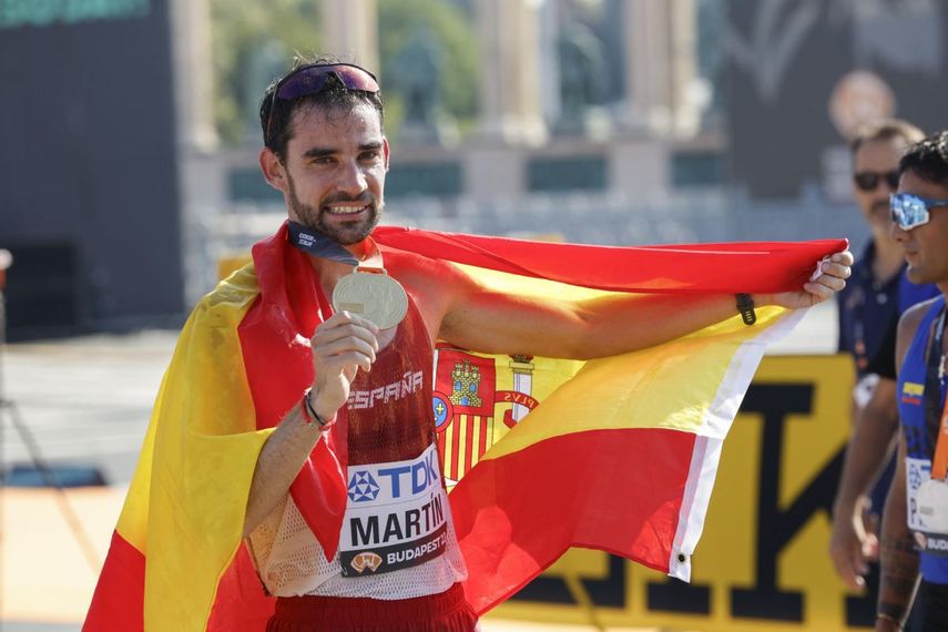 Álvaro Martín suma su segundo oro en Budapest 2023