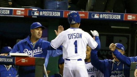 3-1. Dyson remolca dos y conduce la victoria de los Reales sobre los Piratas