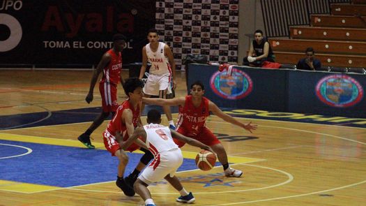 Panamá se apunta primer triunfo en el Centrobasket U15 ante Costa Rica