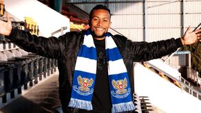 Griffith con el St. Johnstone.&nbsp;