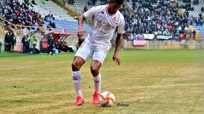 Fidel marcó su primer gol con la Leonesa.&nbsp;