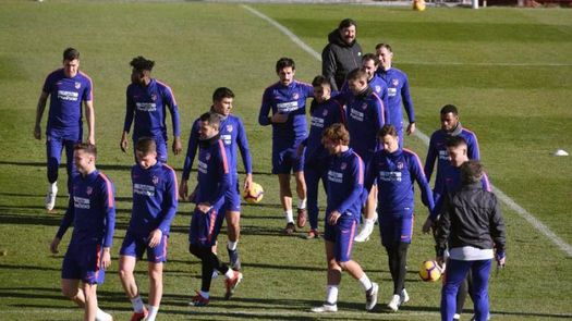 El Atlético viaja a Brujas con la vuelta de Godín, Filipe y Koke