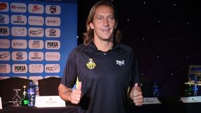Michel Salgado con la casaca del CAI.&nbsp;