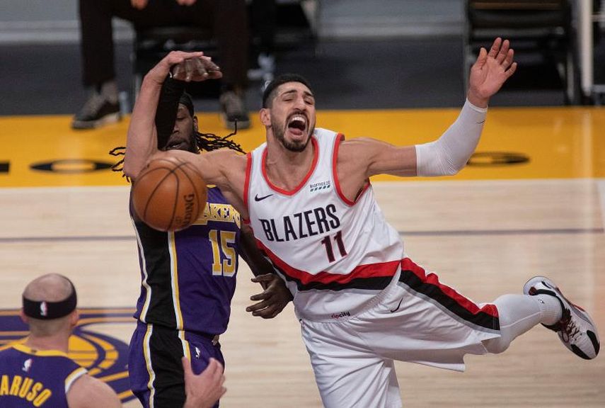 118-103. Kanter, con 30 rebotes, establece marcas en triunfo de Trail Blazers