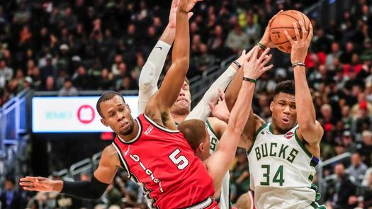 104-90. Antetokounmpo logra otro doble-doble y los Bucks siguen ganando