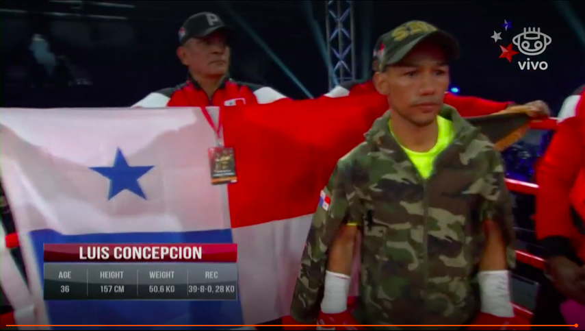 El Nica Concepción fue derrotado en un combate muy exigente.