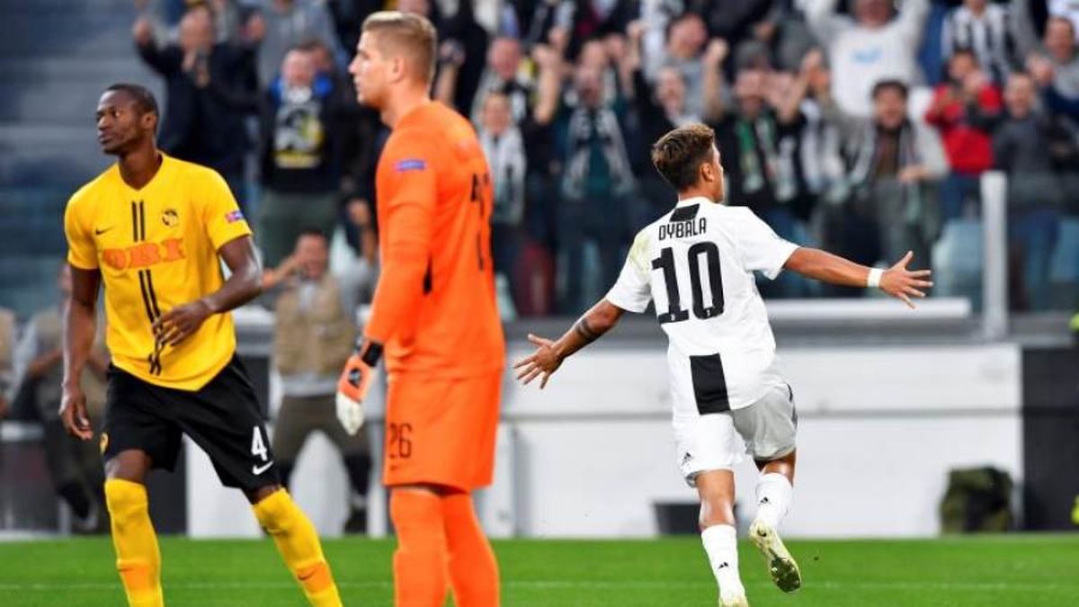 3-0. Un triplete de Dybala lanza al Juventus, con Cristiano en la grada