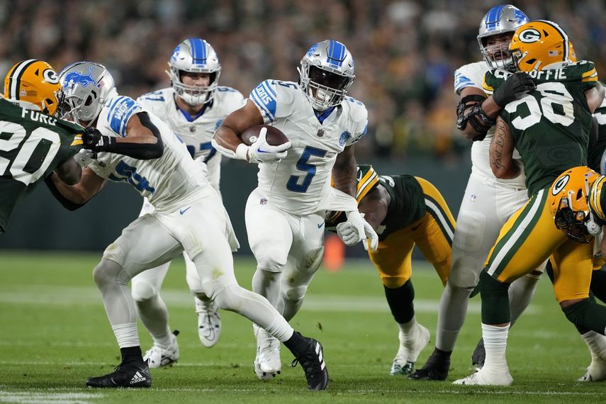 Lions ganan a los Packers y se apoderan de la NFC Norte