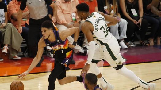 118-105: Los Suns toman ventaja ante unos Bucks que recuperan a Antetokounmpo