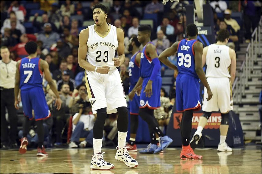 99-74. Davis mantuvo su liderazgo y dio cuarto triunfo seguido a los Pelicans