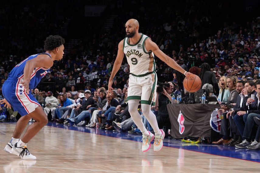 Celtics vencieron a los 76ers con un Derrick White estelar
