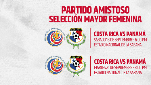 Panamá femenino visitará a Costa Rica