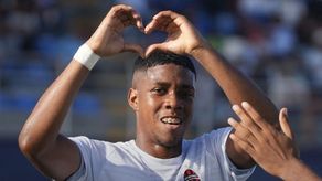 LPF. Kevin Galván celebra el 0-1 parcial de Sporting en Colón.&nbsp;