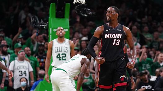 Bam Adebayo lideró la ofensiva de Miami Heat en la victoria en el Juego 3 de la serie Final del Este de la NBA ante los Celtics
