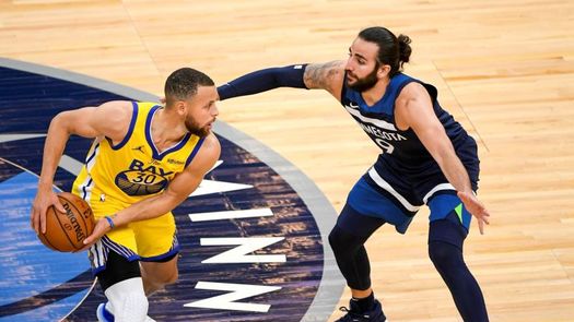 126-114: Ricky Rubio catapulta la victoria de los Wolves ante los Warriors
