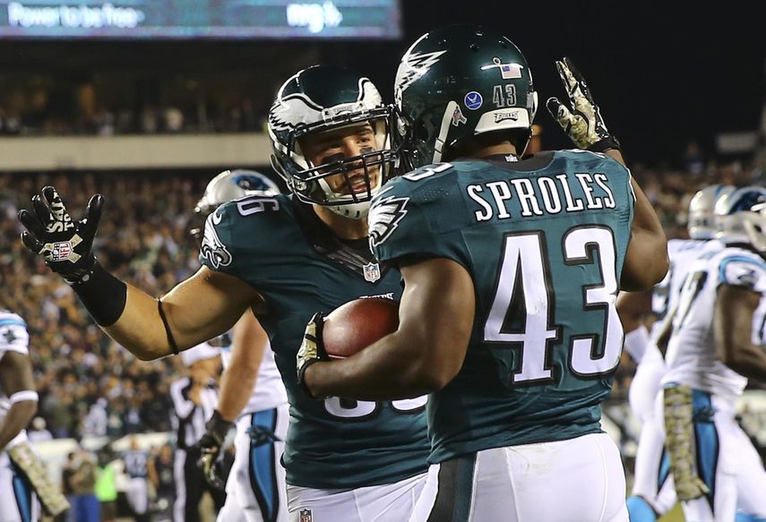45-21. Sánchez y Sproles lideran la ofensiva arrolladora de los Eagles