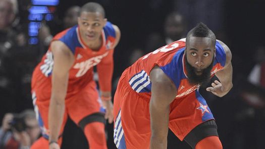 Las estrellas de los Rockets, Harden y Westbrook, viajarán a Orlando por su cuenta